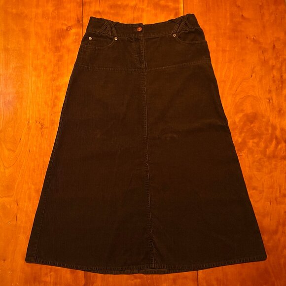 90s H&M Corduroy Maxi Skirt - Picture 1 of 5